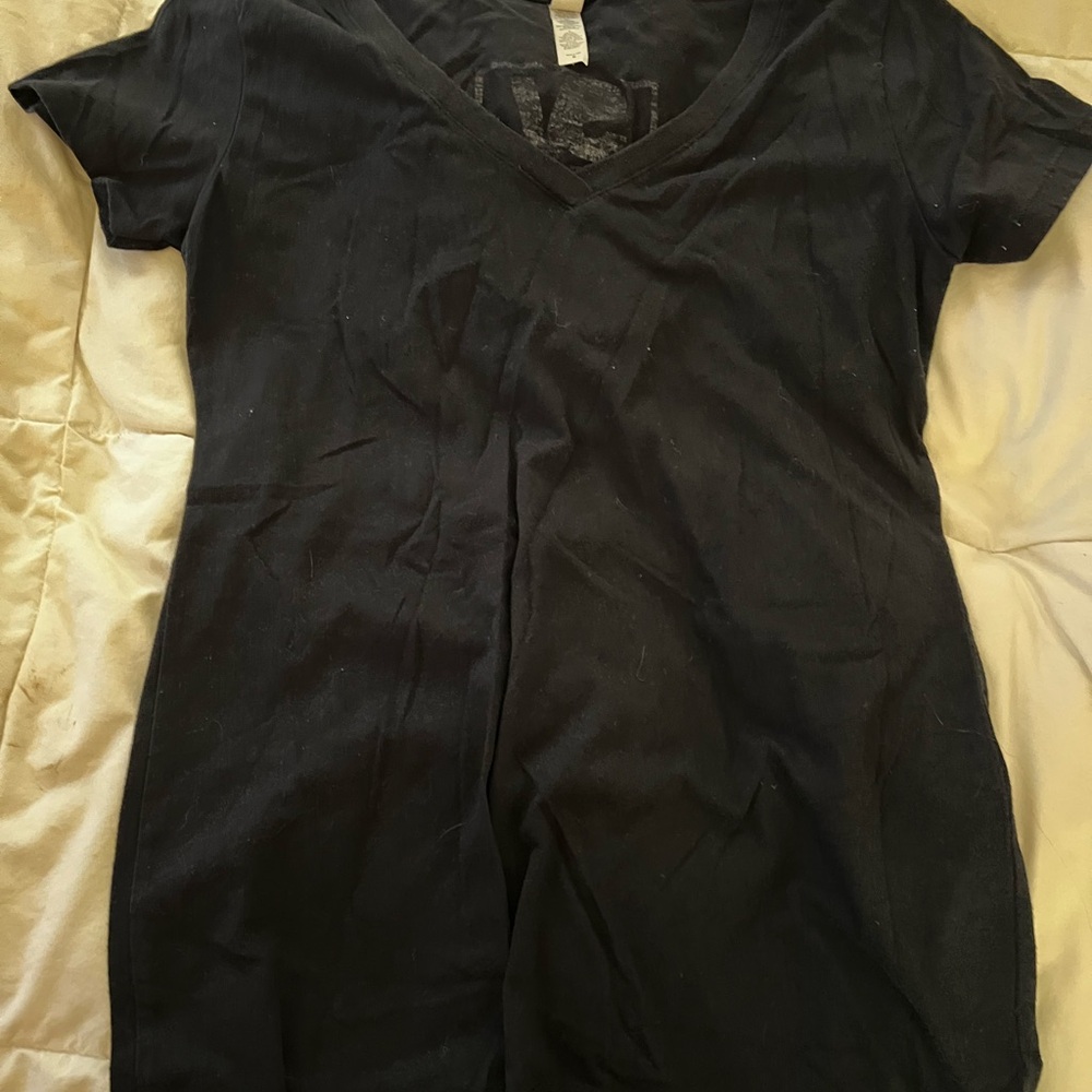 Black V-Neck T-Shirt